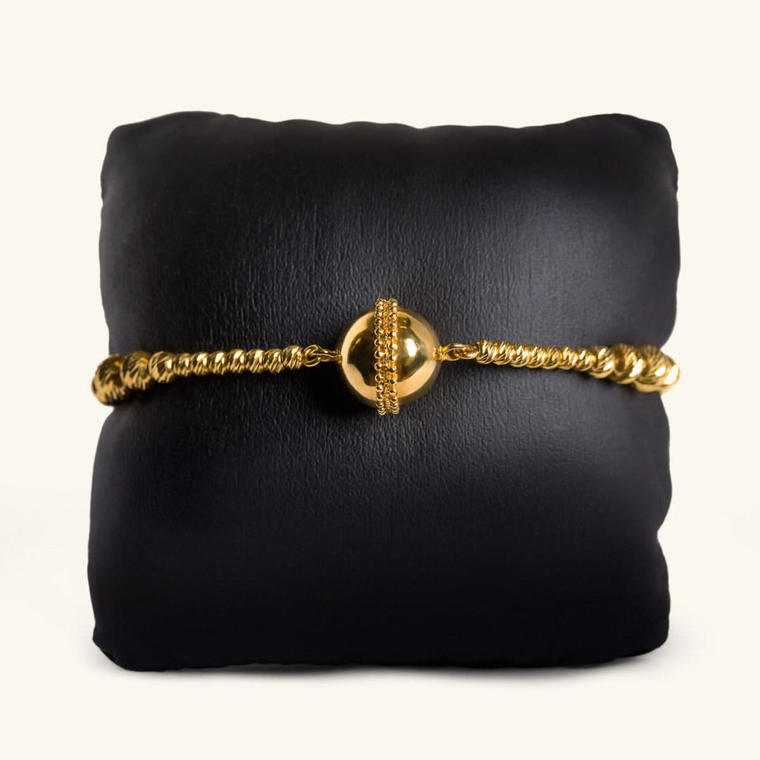 Gold Twisted Rope Bracelet