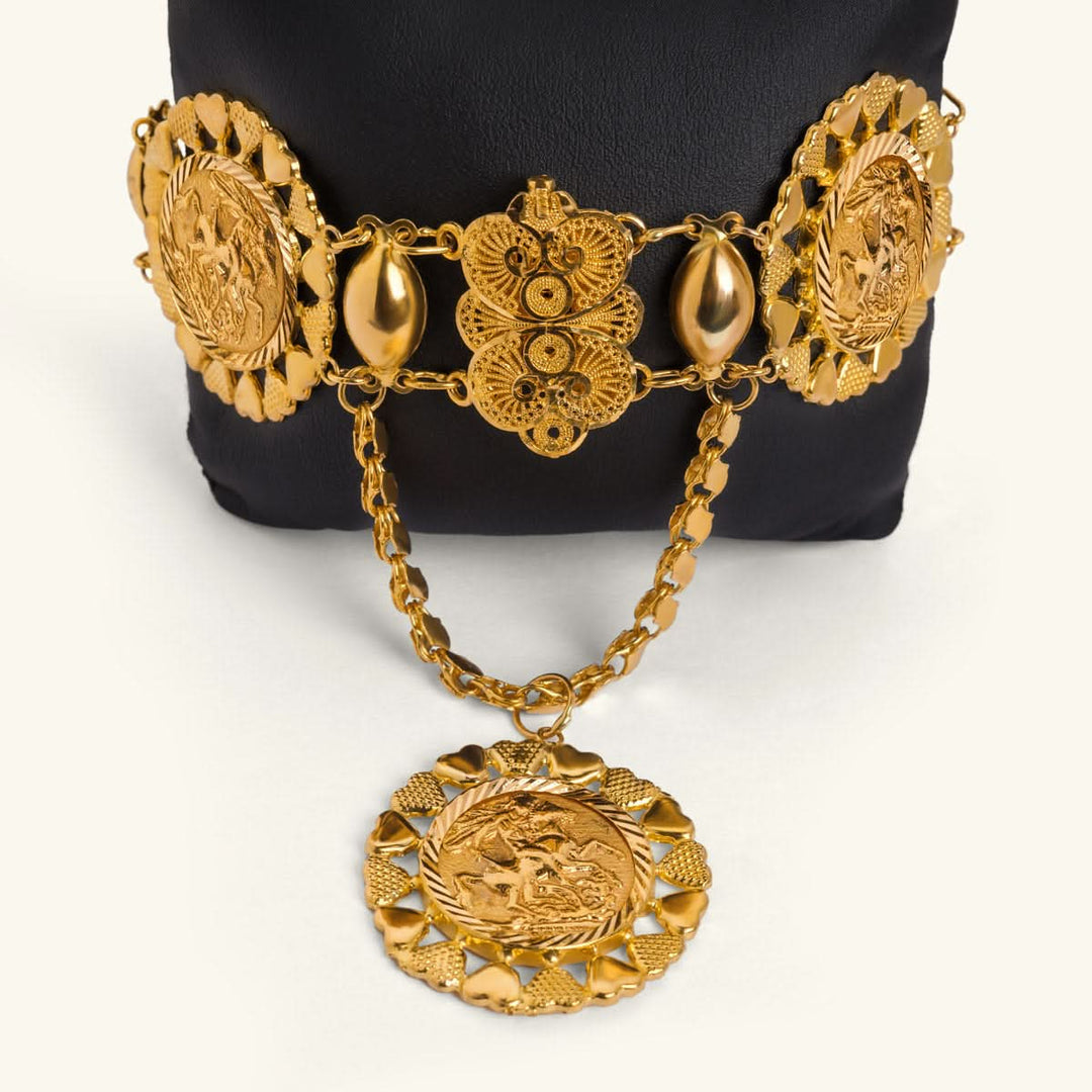English Coin Bracelet