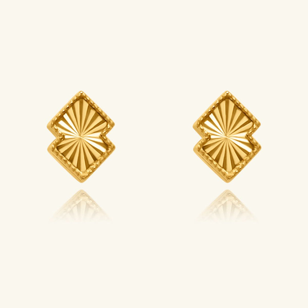 Gold Stud Earrings