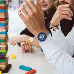 Load image into Gallery viewer, Futuro – Modern, Blue Dial