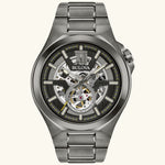Load image into Gallery viewer, Maquina - Gunmetal Skeleton Dial, Stainless Steel Bracelet