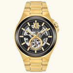 Load image into Gallery viewer, Maquina – Two-Tone Gold & Gunmetal Skeleton Dial