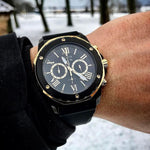 Load image into Gallery viewer, Marine Star Series A, Gold-Tone with Black Dial