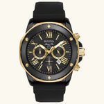 Load image into Gallery viewer, Marine Star Series A, Gold-Tone with Black Dial