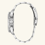 Load image into Gallery viewer, Marine Star Series B, Silver-Tone with Blue Dial