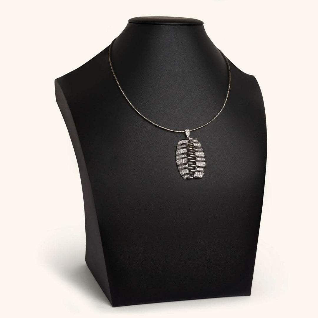 Luxe Radiance Two-Tone 18K Gold Statement Necklace