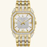 Load image into Gallery viewer, Octava Crystal, Silver & Gold Dial