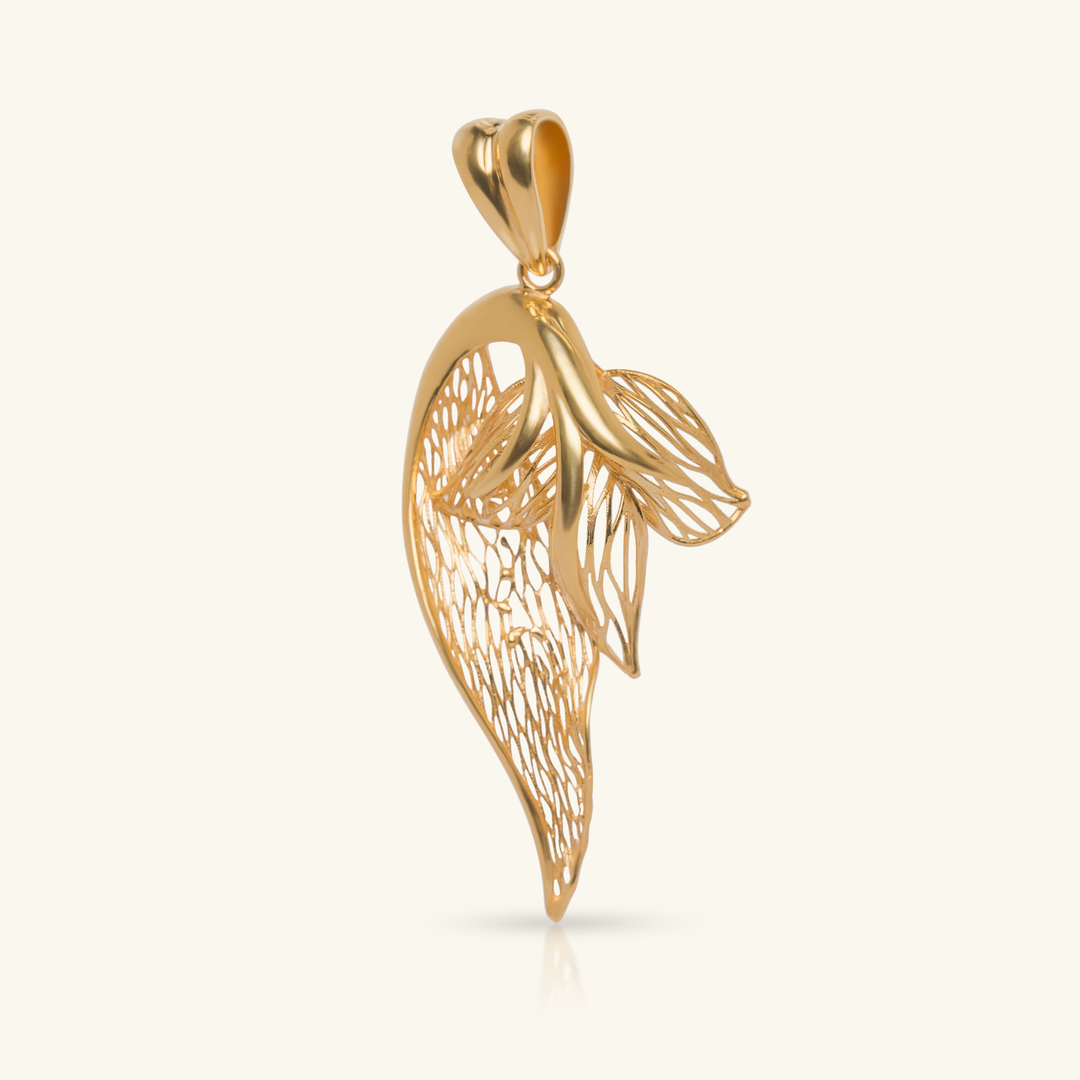 Gold Leaf Pendant