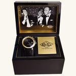 Load image into Gallery viewer, Rat Pack – Frank Sinatra, Black & Gold Dial
