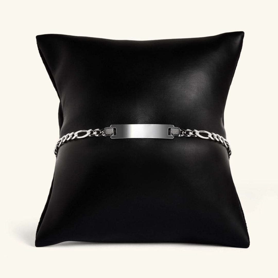 Thin Engraved Nameplate Bracelet