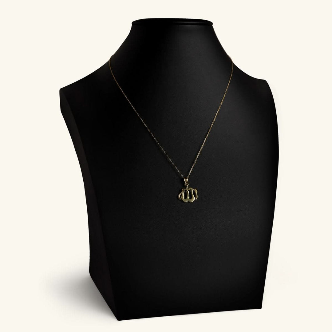 Gold-Dipped Allah Necklace