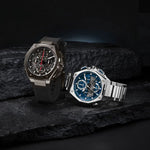 Load image into Gallery viewer, Series X, Silver-Tone & Blue