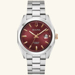 Load image into Gallery viewer, Surveyor – Rose Gold with Red Dial