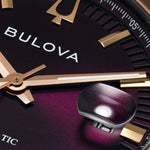 Load image into Gallery viewer, Surveyor – Rose Gold with Purple Dial