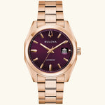 Load image into Gallery viewer, Surveyor – Rose Gold with Purple Dial