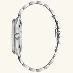 Load image into Gallery viewer, Bulova Sutton Classic watch with silver and black dial, stainless steel band, and elegant design.