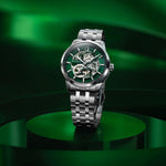 Load image into Gallery viewer, Sutton - Green Dial, Stainless Steel