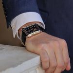 Load image into Gallery viewer, Sutton – Black Dial with Leather Strap