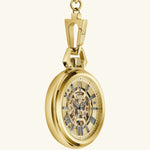 Load image into Gallery viewer, Sutton Pocket Watch – Gold Skeleton Dial