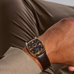 Load image into Gallery viewer, Young at Heart – Frank Sinatra, Brown Dial & Leather Strap