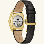 Load image into Gallery viewer, Bulova Young at Heart Frank Sinatra watch with silver dial and leather strap, elegant men's timepiece.