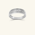 Load image into Gallery viewer, 10K Diamond Channel-Set Band Ring
