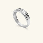 Load image into Gallery viewer, 10K Diamond Channel-Set Band Ring
