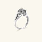 Load image into Gallery viewer, 10K Diamond Cluster Engagement Ring

