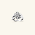 Load image into Gallery viewer, 10K Diamond Cluster Engagement Ring

