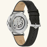 Load image into Gallery viewer, Aerojet Classic – Blue Sunray Dial with Leather Strap
