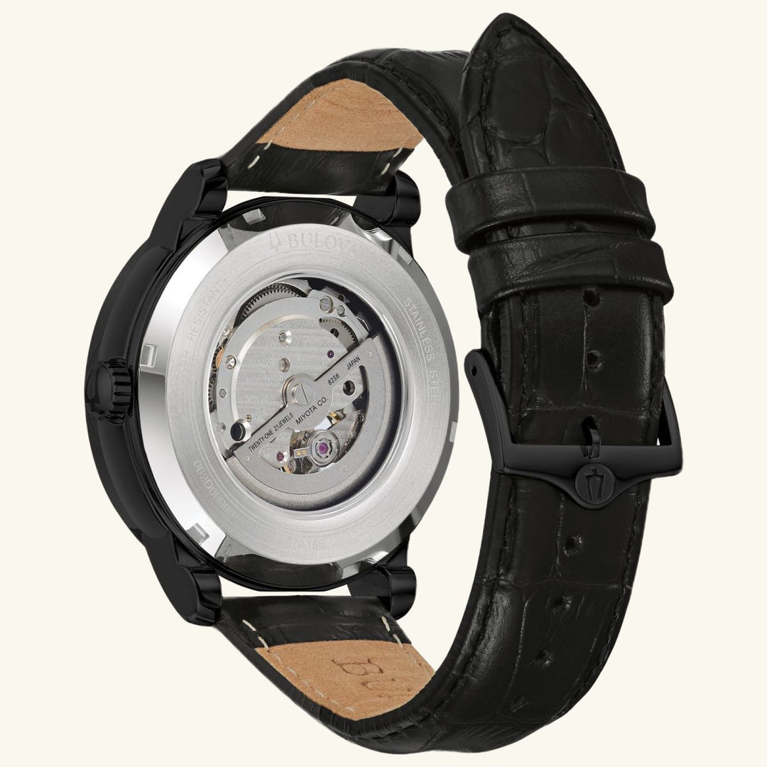 Classic Automatic – Black Dial & Leather Strap