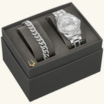 Load image into Gallery viewer, Crystal Box Set, Silver-Tone
