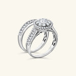 Load image into Gallery viewer, Exquisite Round Brilliant Diamond Ring Set
