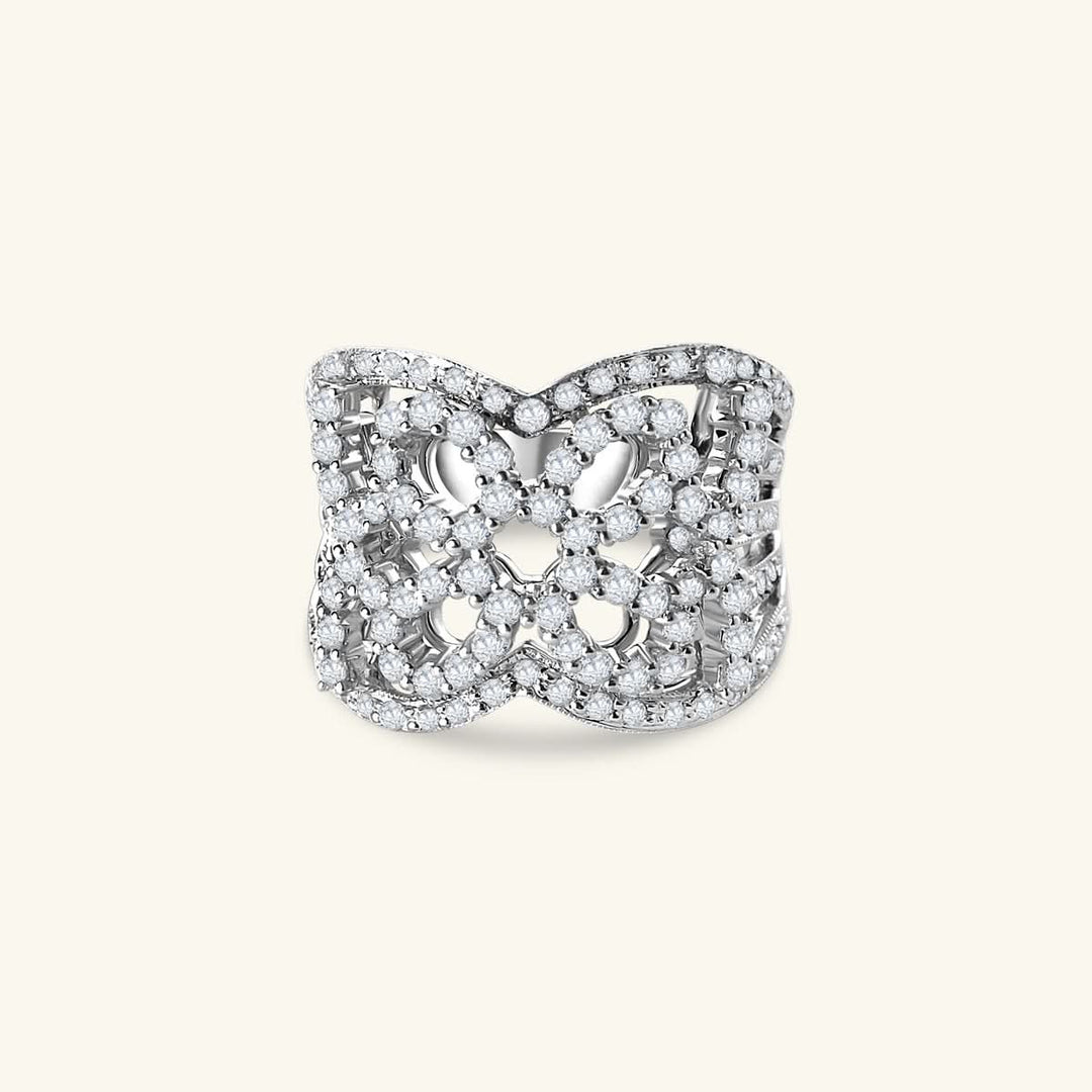 Flower Diamond Ring