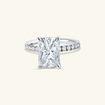 Load image into Gallery viewer, Emerald Lab Diamond Ring
