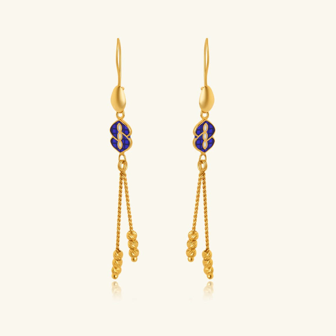 Blue Dangle Earrings