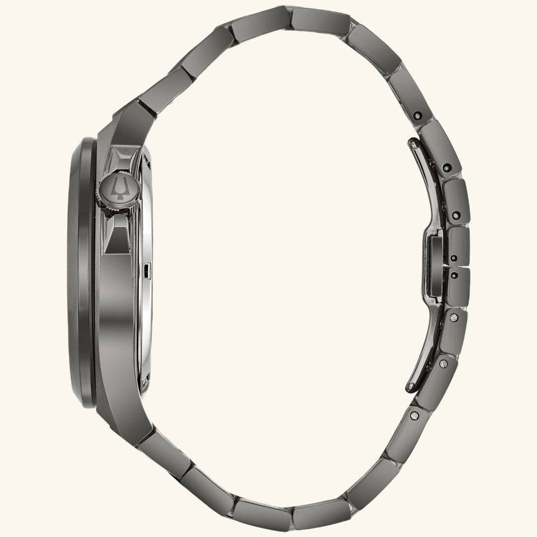 Maquina - Gunmetal Skeleton Dial, Stainless Steel Bracelet