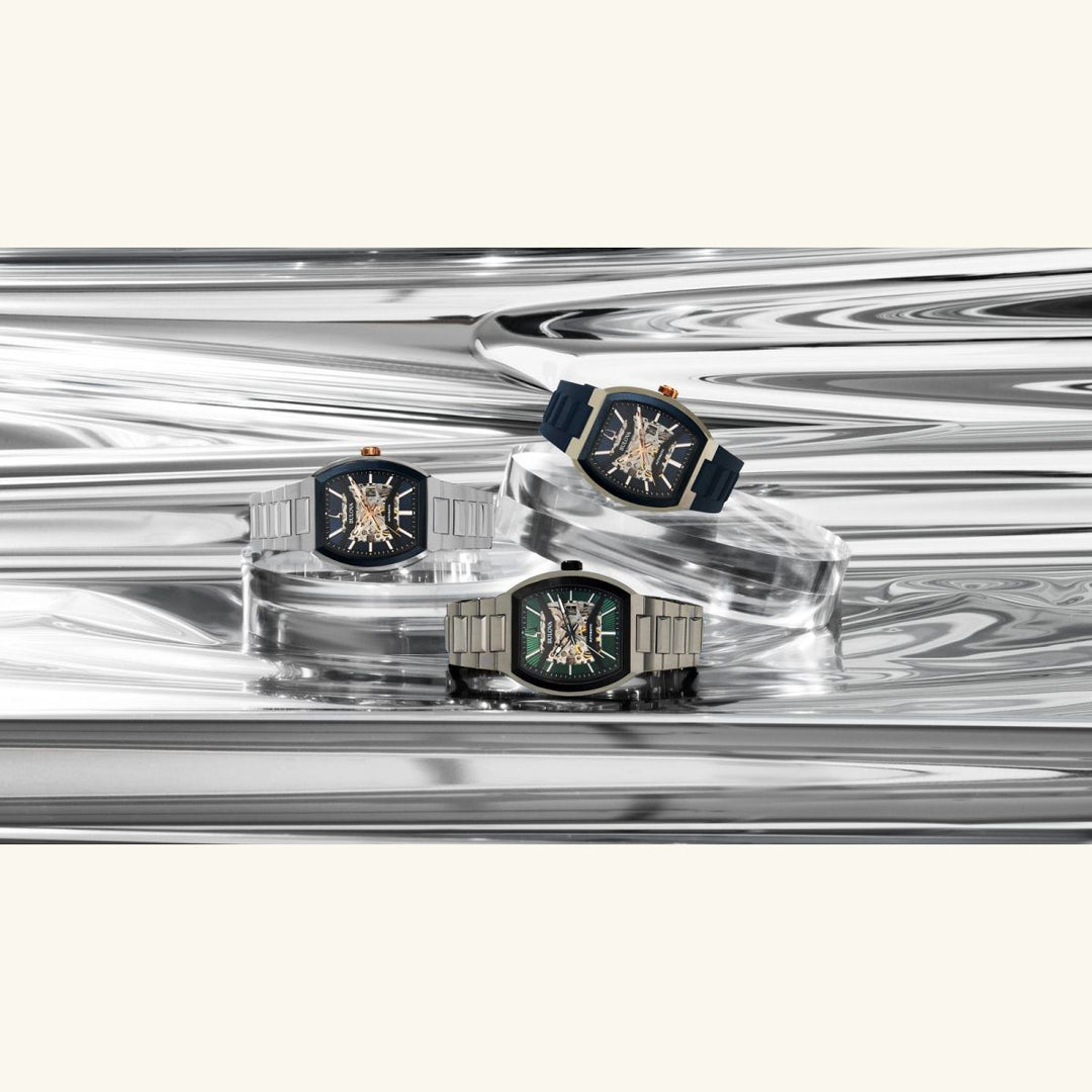 Maquina Automatic – Blue & Rose Gold