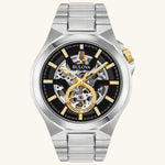 Load image into Gallery viewer, Maquina  – Silver-Tone with Black Dial
