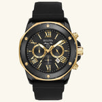 Load image into Gallery viewer, Marine Star Series A, Gold-Tone with Black Dial
