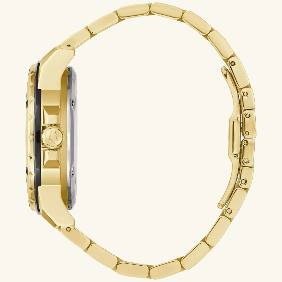 Marine Star Series A, Gold-Tone with Black Dial
