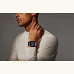 Load image into Gallery viewer, Marine Star Series A – Silver-Tone Bracelet, Blue Dial
