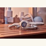 Load image into Gallery viewer, Marine Star Series A – Silver-Tone Bracelet, Blue Dial
