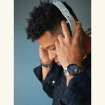 Load image into Gallery viewer, Millennia Latin GRAMMY®, Black Dial with Rose Gold
