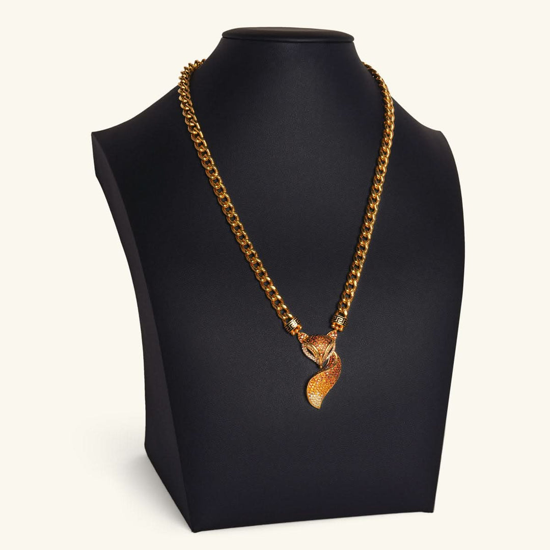 Gold Fox Necklace