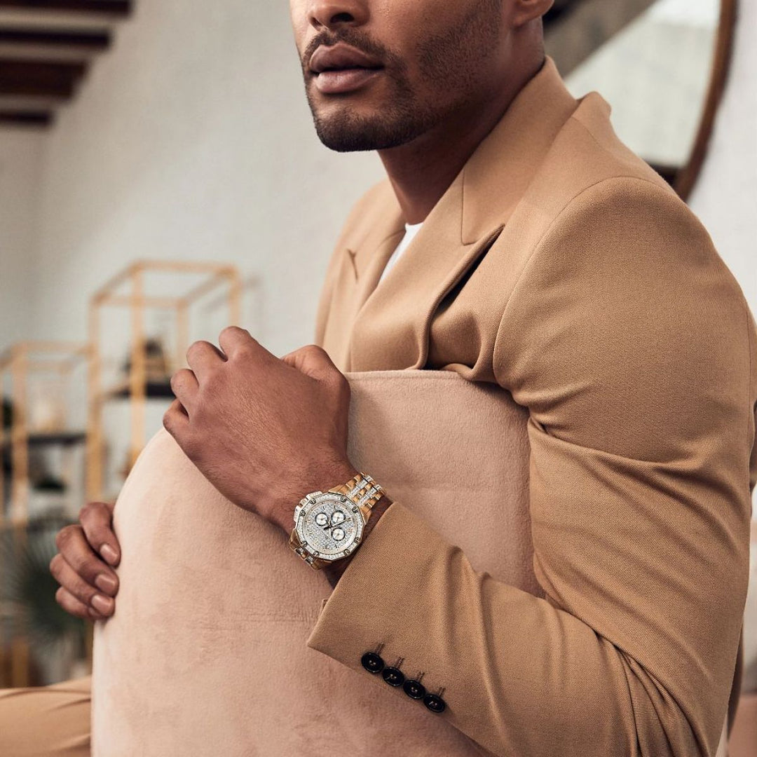 Octava Crystal, Silver & Gold Dial