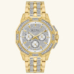 Load image into Gallery viewer, Octava Crystal, Silver &amp; Gold Dial

