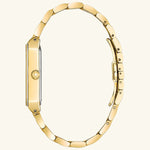 Load image into Gallery viewer, Quadra, Champagne Dial with 3 Diamonds
