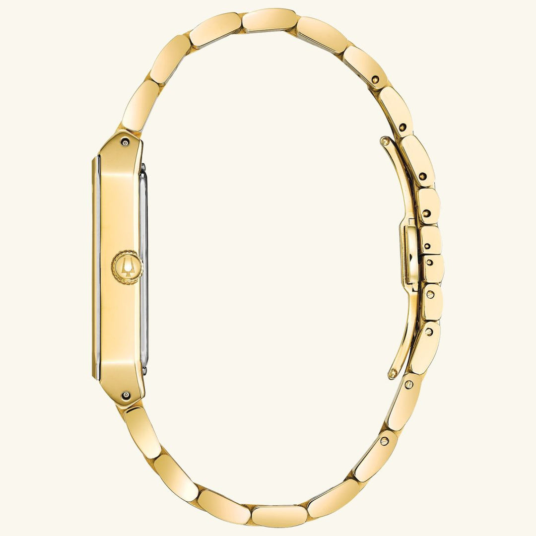 Quadra, Champagne Dial with 3 Diamonds