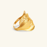Load image into Gallery viewer, Golden Lace Elegance Ring
